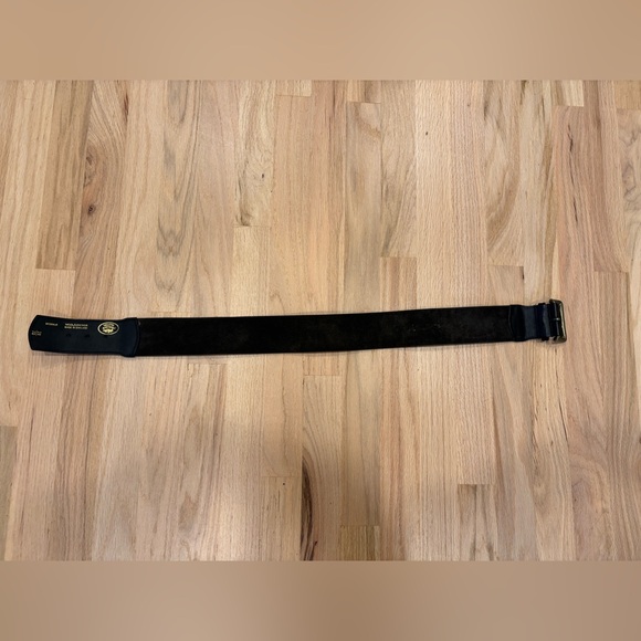 Laura Ashley Black Belt with Floral Embroidery - Picture 6 of 9